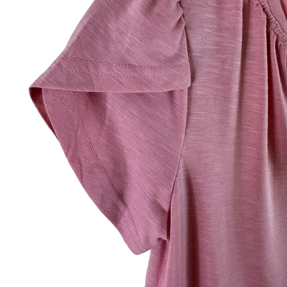Kikula‎ NWT Pink Short Sleeve T-Neck Lightweight Stretchy T-Shirt Size S - Picture 3 of 5
